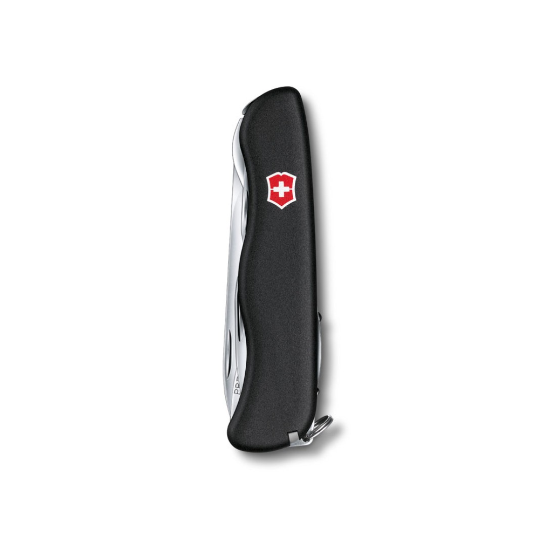 Нож перочинный VICTORINOX Picknicker, 111 мм, 11 функций, с фиксатором лезвия, чёрный