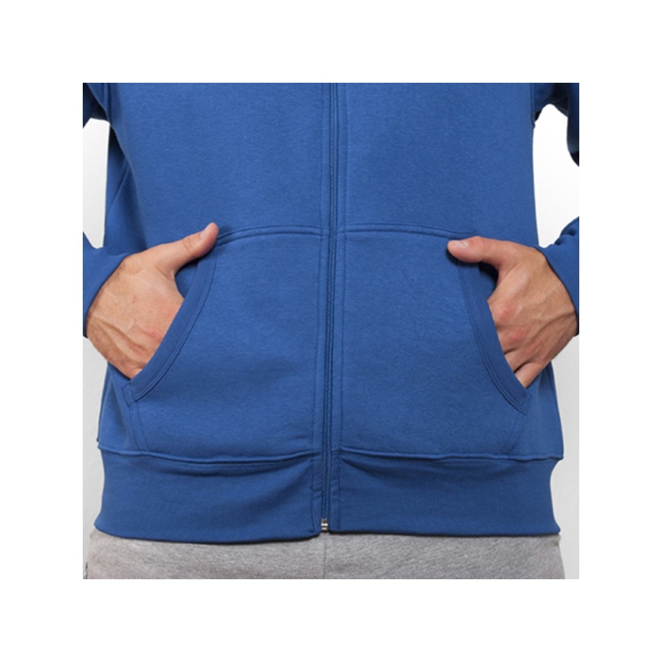 Толстовка на молнии "Montblanc" унисекс, королевский синий
