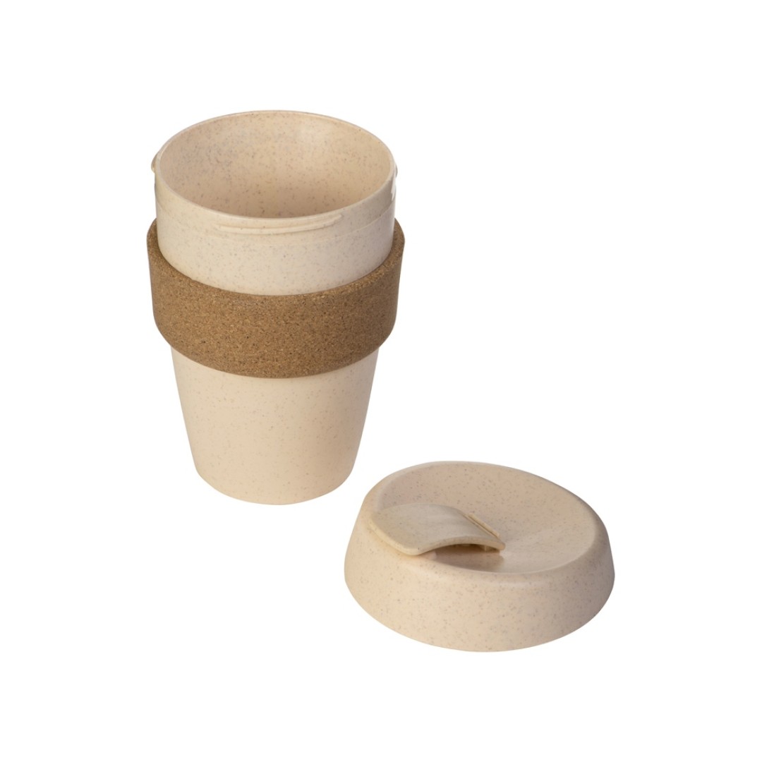 Стакан из пшеничного волокна с двойными стенками "Pino", натуральный