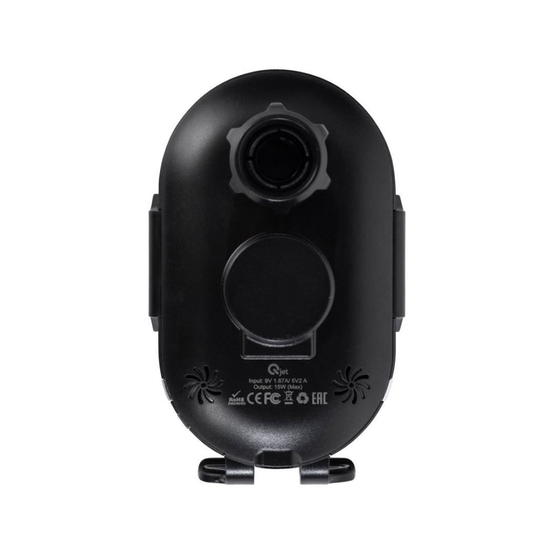 Автомобильное беспроводное зарядное устройство с датчиком "OptIQ Lite", 15 Вт, черный