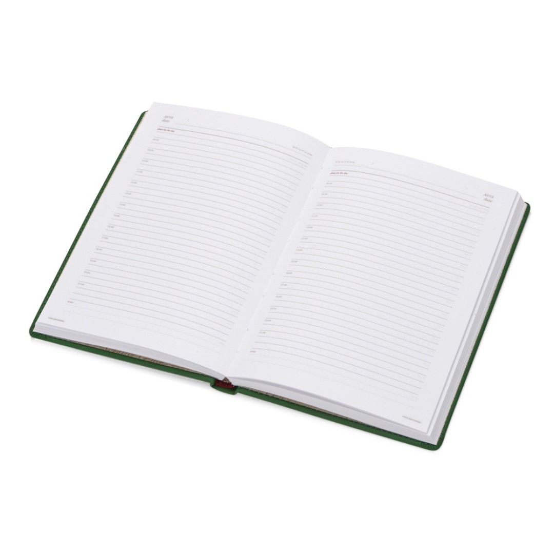 Ежедневник недатированный А5 «Velvet», зеленый