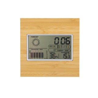 Метеостанция из бамбука "Moscow Heat" (P)