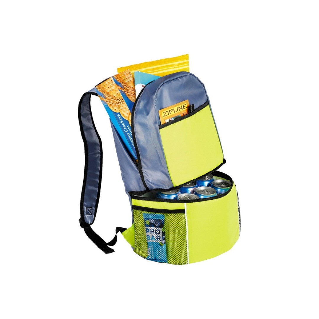 Рюкзак-холодильник "Sea Isle", лайм/серый
