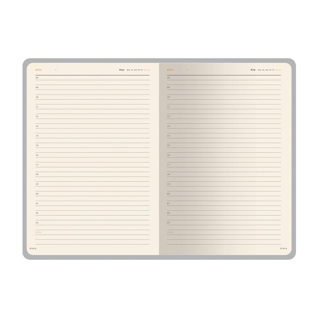 Ежедневник А5 недатированный «Prestige», коричневый (Р)