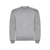 Свитшот с начесом "Clasica" унисекс, серый меланж