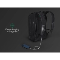 Антикражный рюкзак-трансформер Clickpack Travlo для ноутбука 16", черный