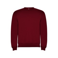 Свитшот с начесом "Clasica" унисекс, гранатовый