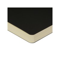 Скетчбук "Sketch & Art" в мягком переплете 140х210 мм, 100 л. бежевой бумаги 100 гр., черный