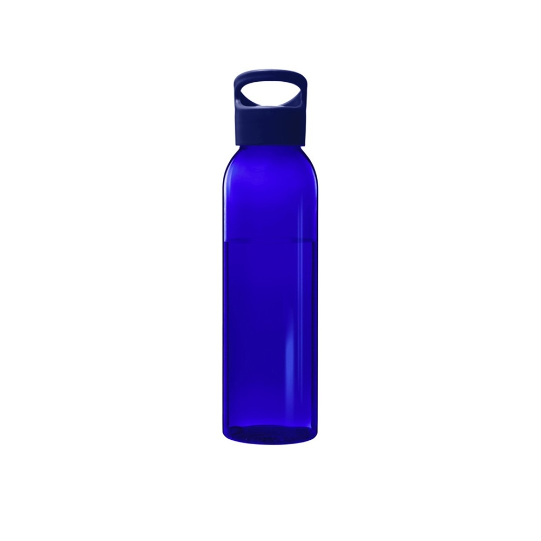 Бутылка для воды Sky из переработанной пластмассы объемом 650 мл - Синий