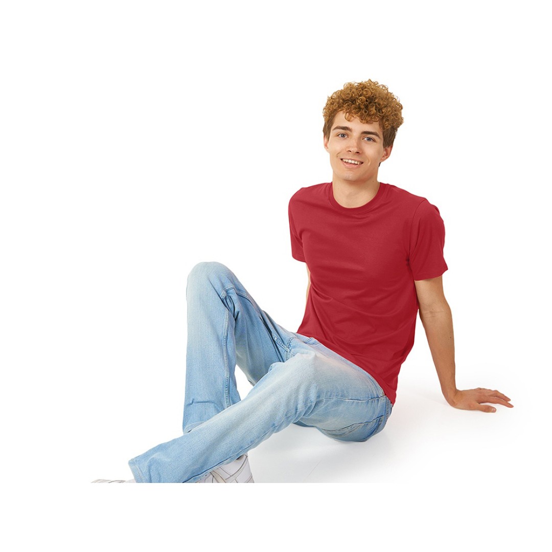 Футболка "Super club" мужская, брусничный