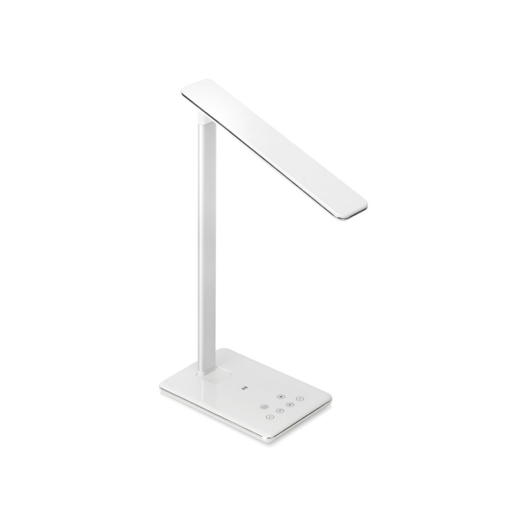 Настольная лампа с функцией беспроводной зарядки "Starline", белый