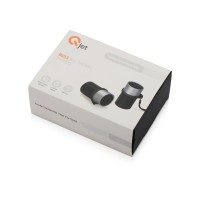 Портативные парные колонки Qjet TWS "Mates" с синими кольцами