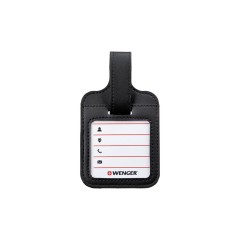 Бирка для багажа WENGER, черная, полиуретан, 9 x 14 x 1 см