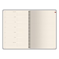 Еженедельник недатированный А5 «Concept», оранжевый