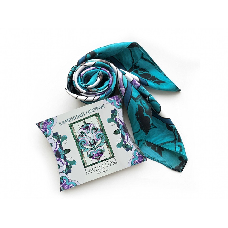 Платок "Каменный Цветок"