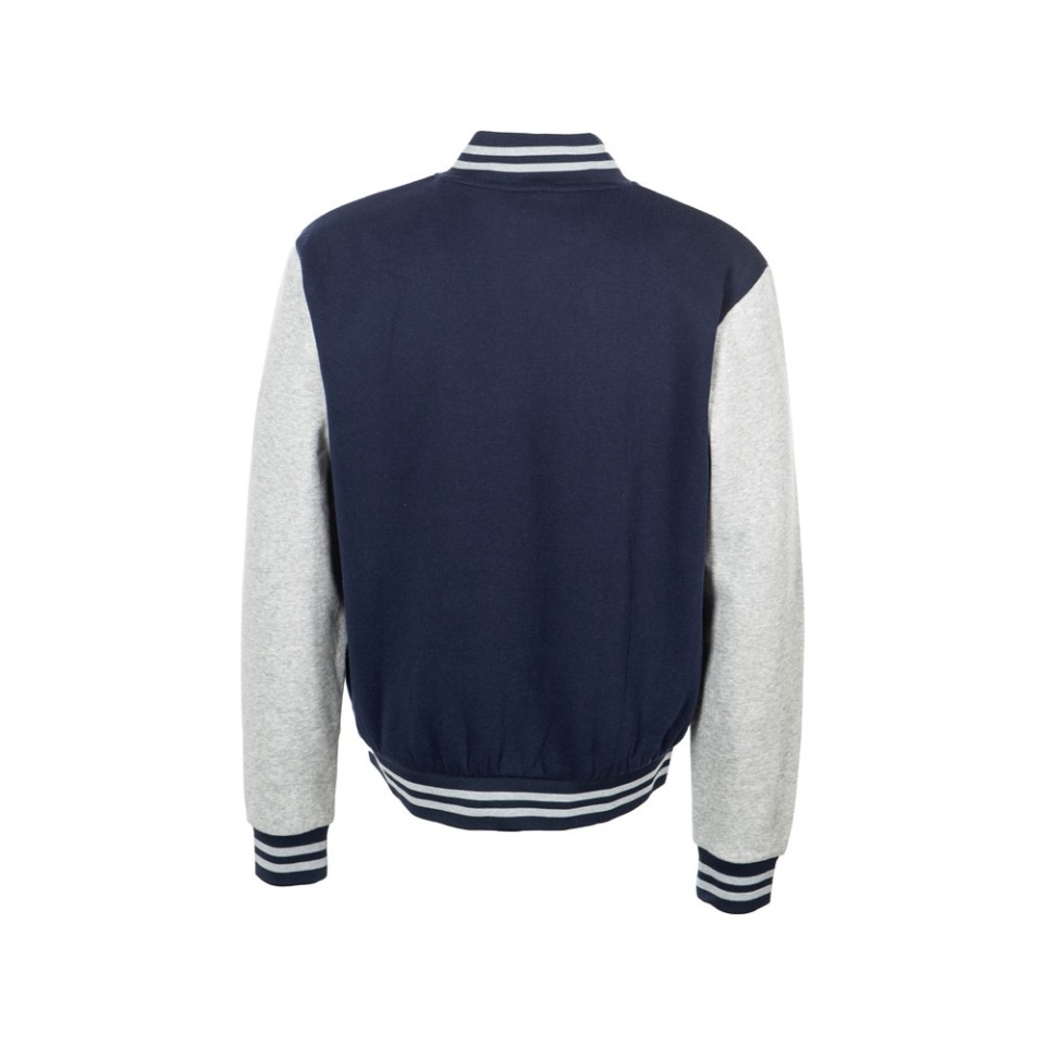 Бомбер «Oxford», темно-синий/серый меланж, унисекс