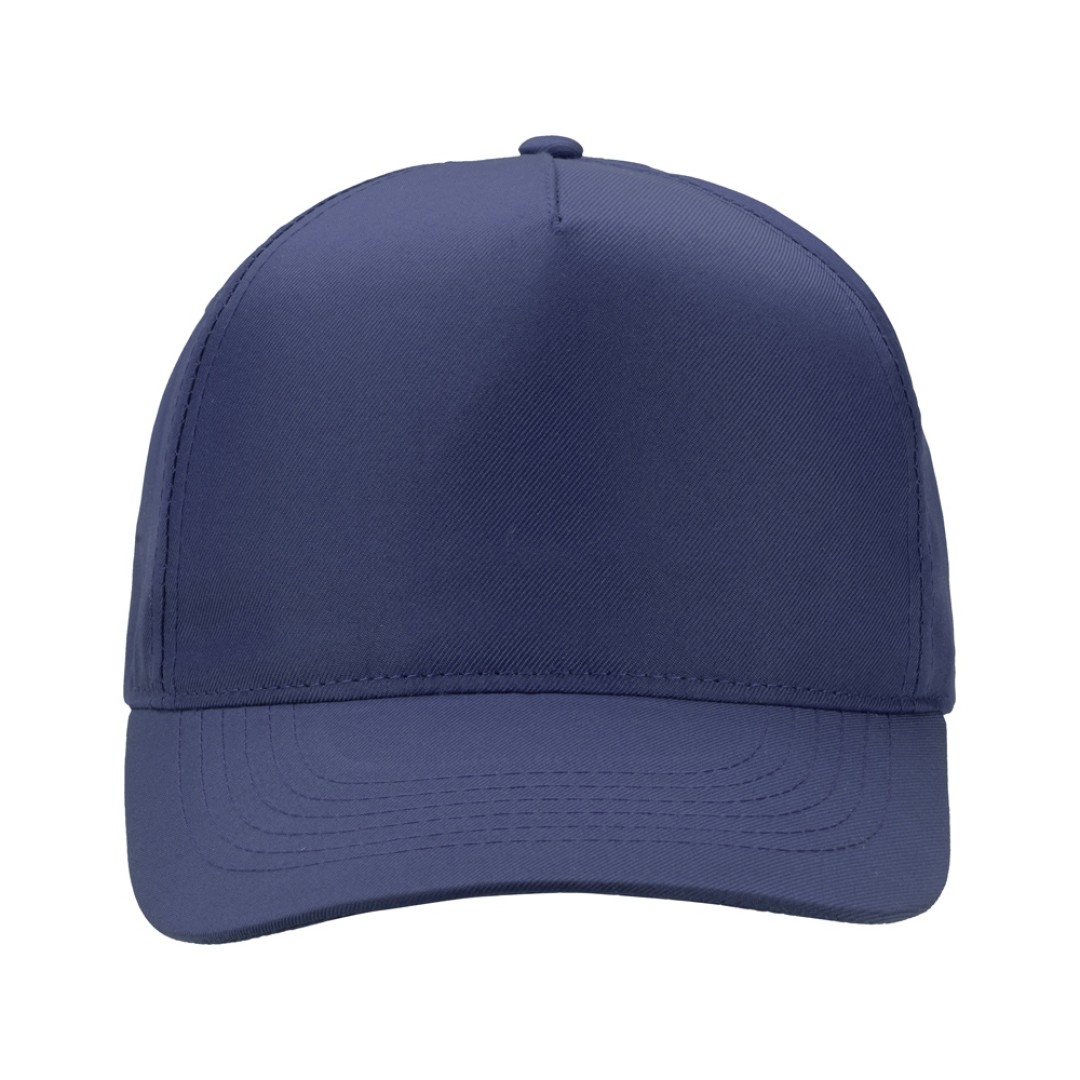 Бейсболка "Poly" 5-ти панельная 120гр, темно-синий