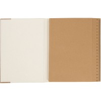 Блокнот из молочной бумаги и пробки A5 "Milky", натуральный