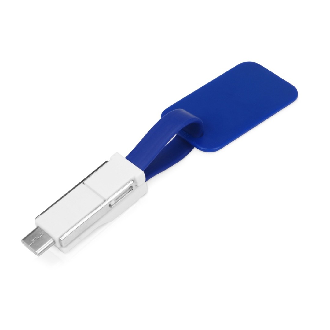 Зарядный кабель 3-в-1 "Charge-it", синий