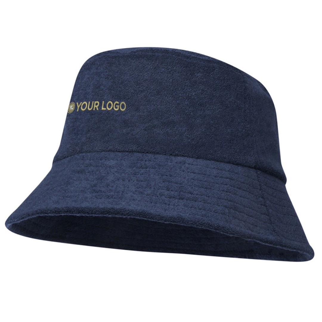 Панама Melo из переработанного махрового материала, сертифицированного GRS - Темно - синий