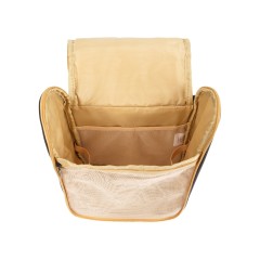 Несессер TORBER, дорожный, чёрный/бежевый, полиэстер 300D, 27 х 22 х 11 см