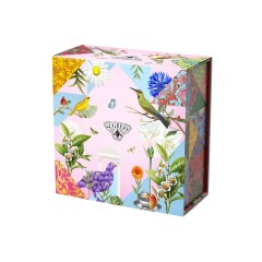 Подарочный набор c купажами чая и сладостями "Весенние птицы"