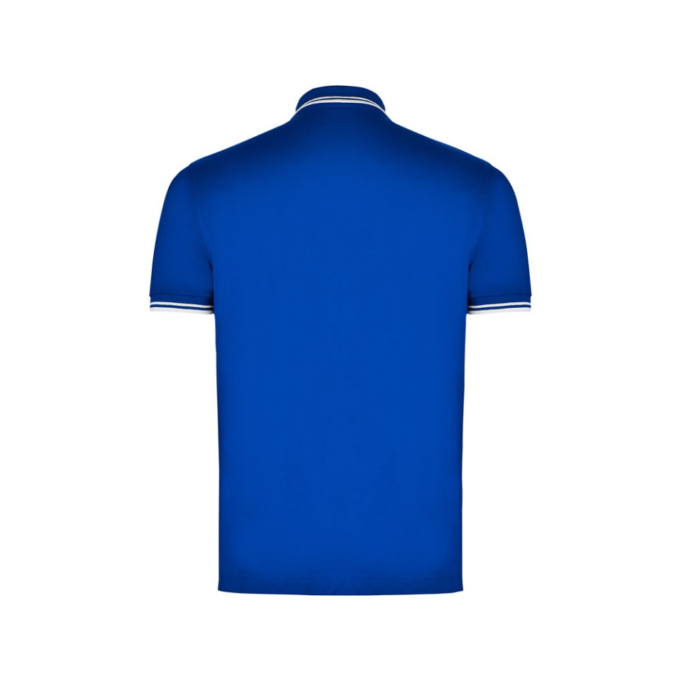 Рубашка поло "Montreal" мужская, королевский синий/белый