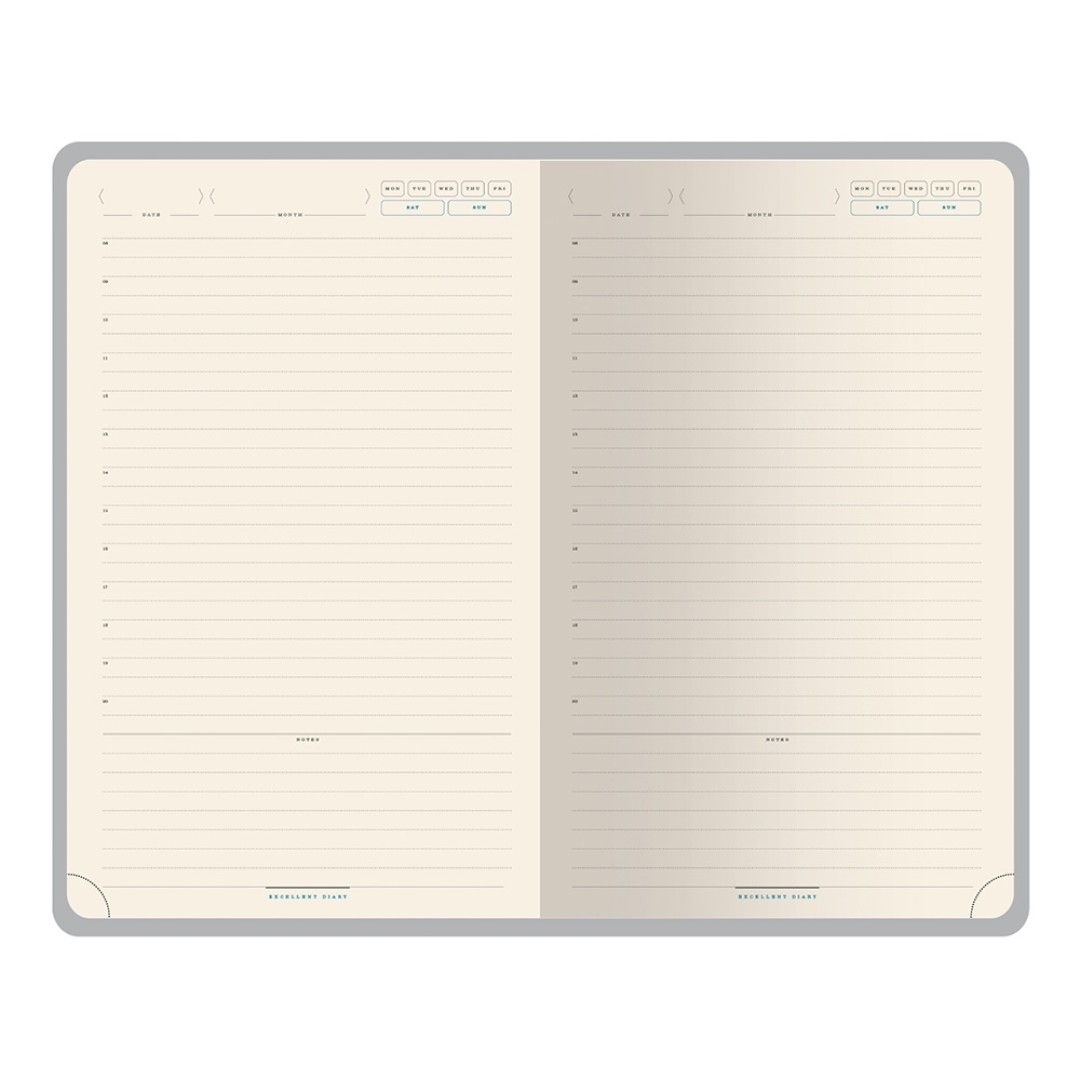 Ежедневник недатированный А5 "Premier", зеленый