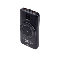 Внешний беспроводной аккумулятор «AIR», 10000 mAh, черный