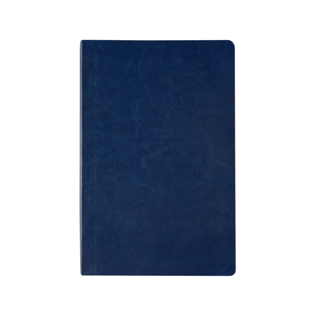 Ежедневник недатированный А5 "Megapolis Nebraska Flex", синий с золотым обрезом