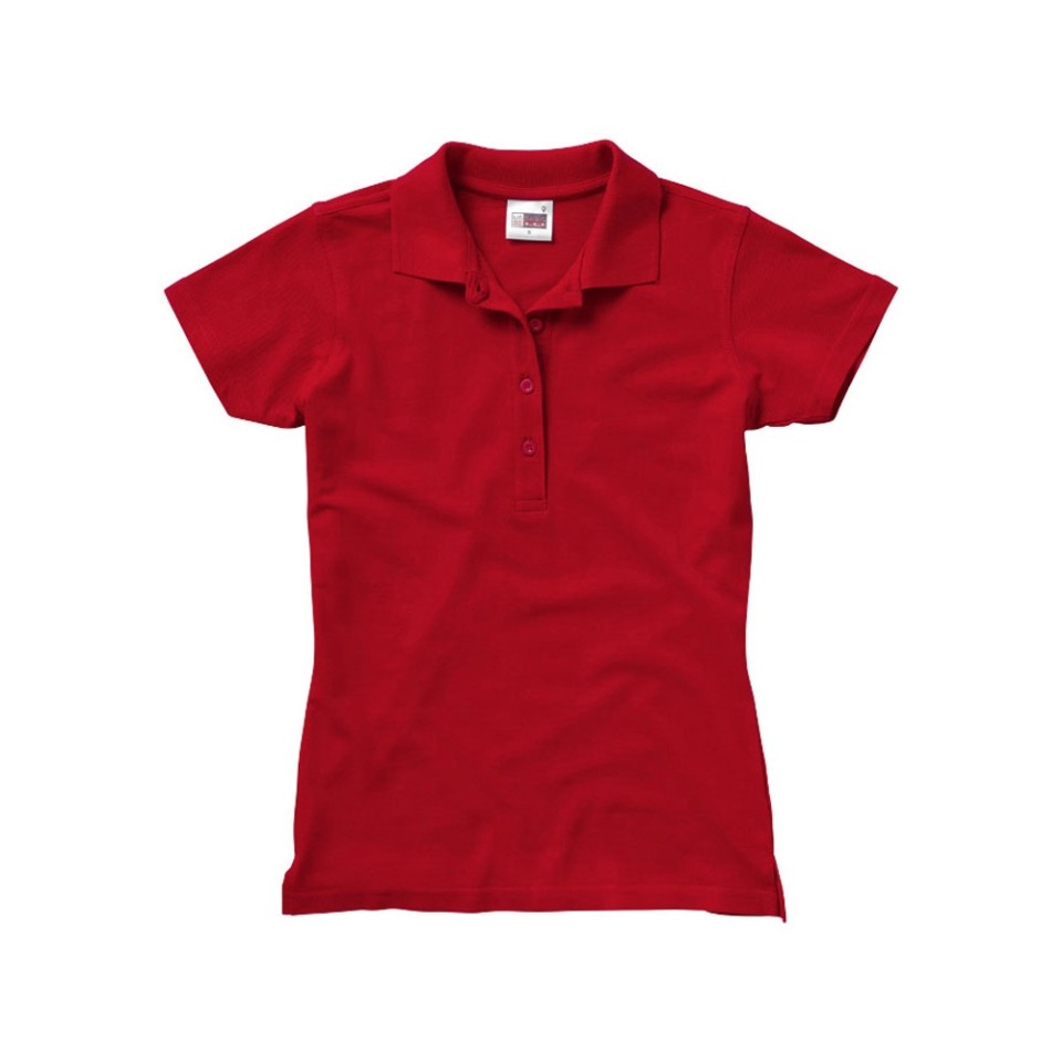 Рубашка поло "First" женская, красный