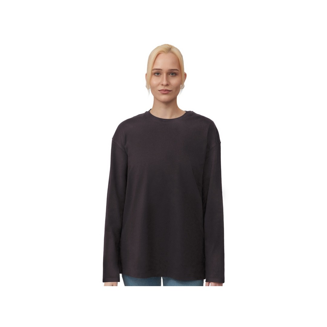 Лонгслив оверсайз «Berlin» унисекс, темно-серый