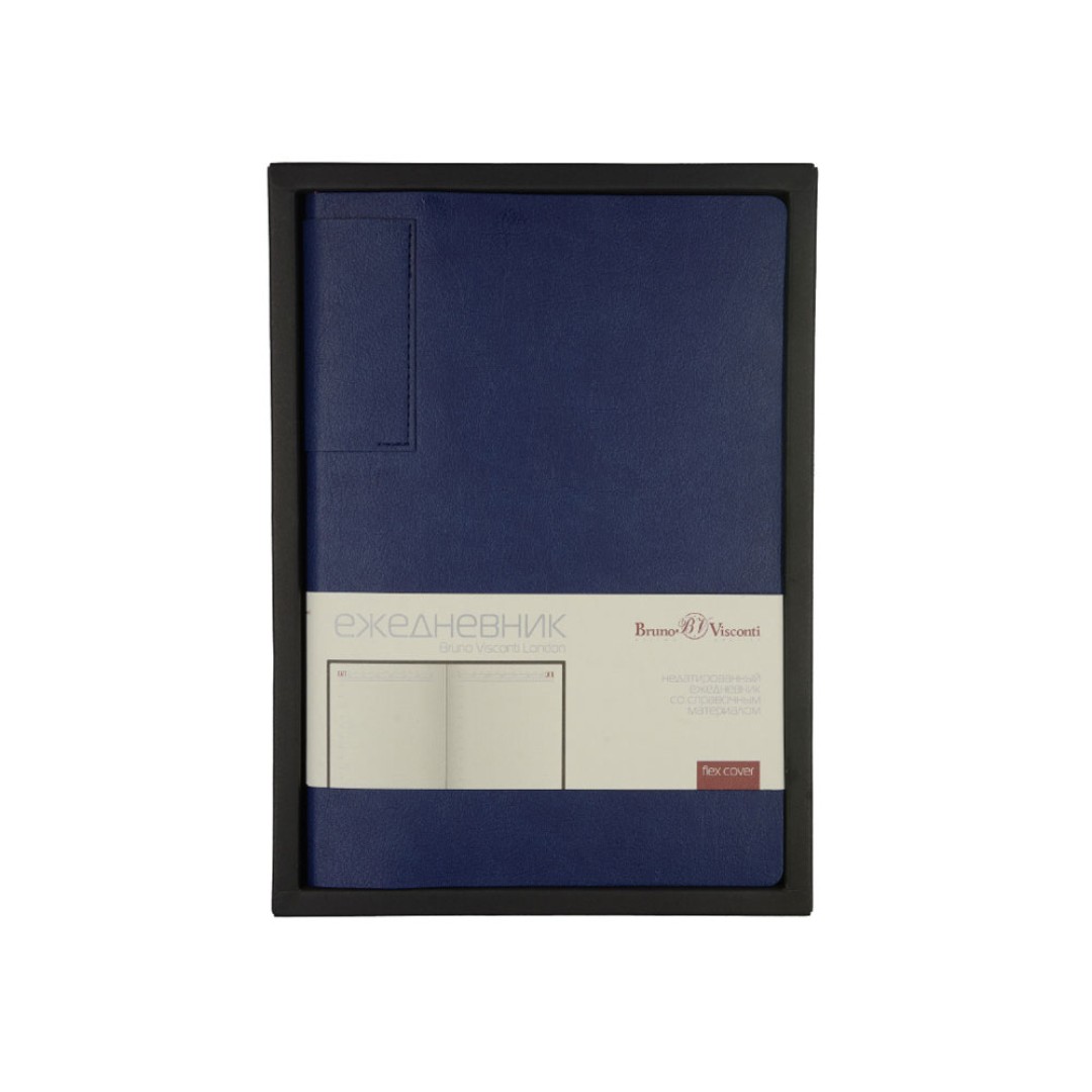 Ежедневник недатированный  А5 "LONDON" синий