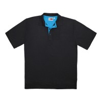 Рубашка поло "Solo" мужская, аква