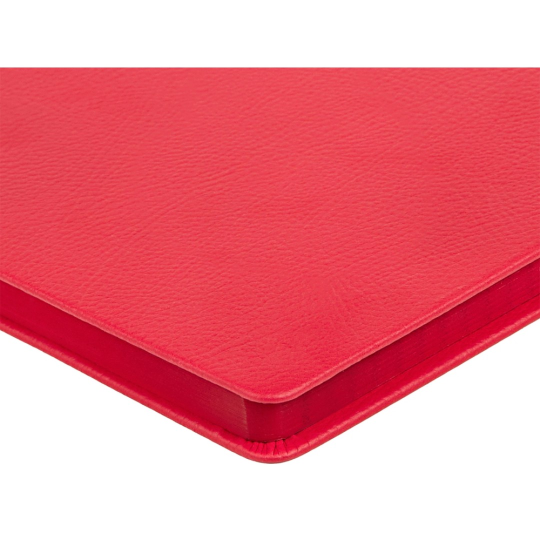 Ежедневник недатированный А5 "Megapolis Nappa", красный