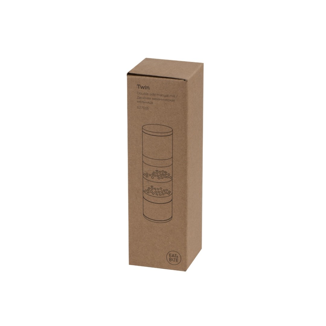 Двойная мельница Twin для соли и перца, 304 сталь