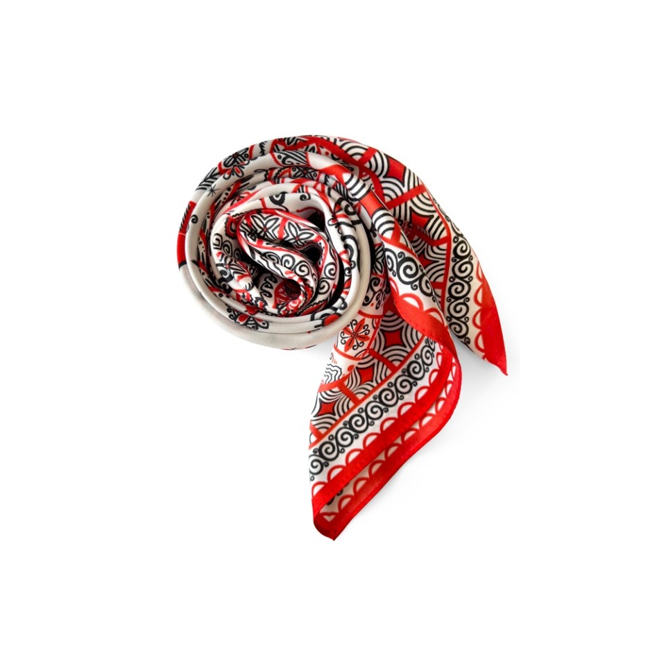 Платок "Мезенская роспись"