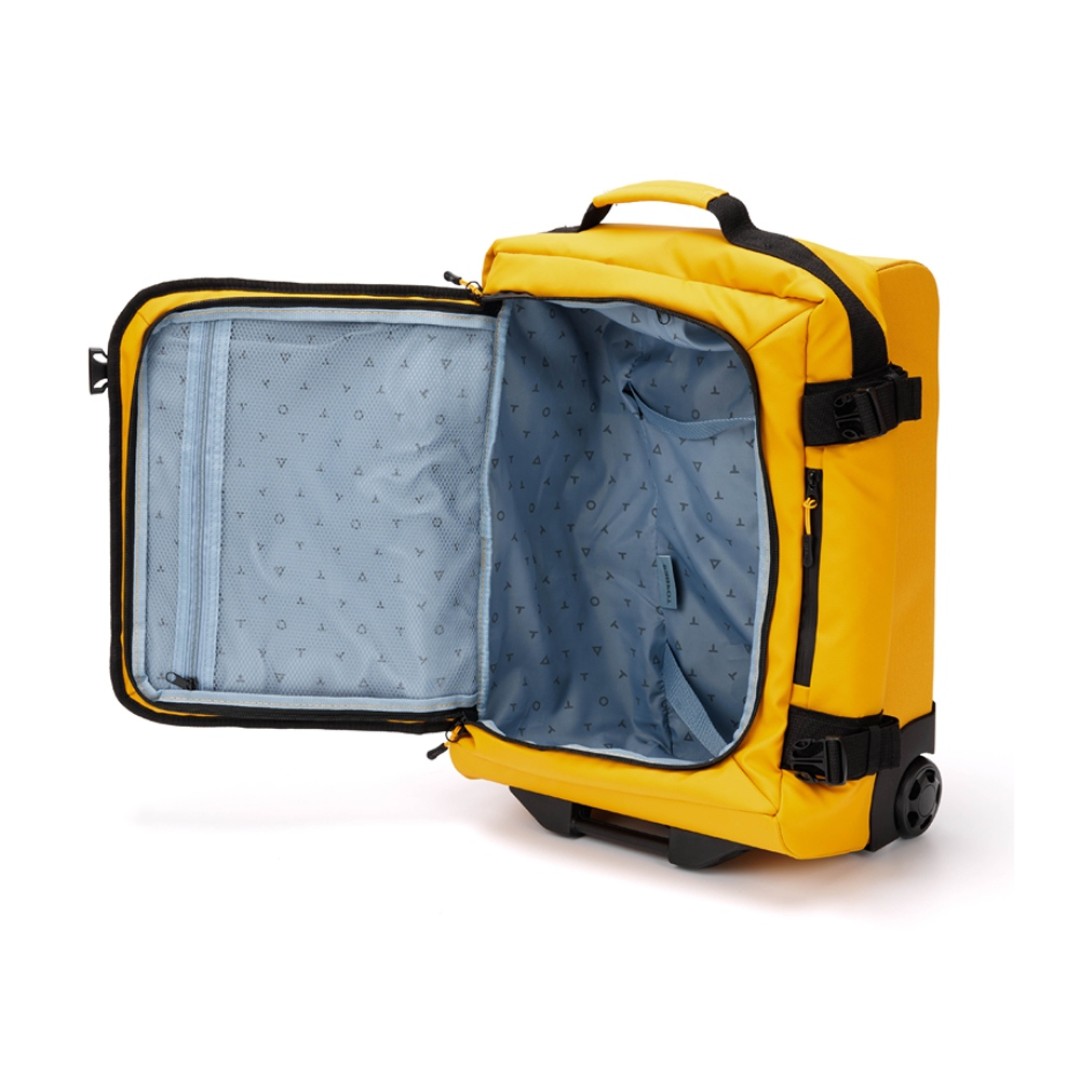 Сумка на колесах TORBER MOBI, желтый, полиэстер 900D с PU покрытием, 47 х 34 х 21,5 см, 32 л
