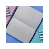 Скетчбук "Sketch & Art" в мягком переплете 140х210 мм, 100 л. бежевой бумаги 100 гр., черный