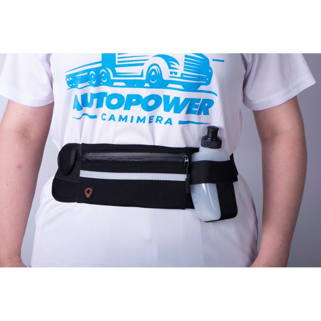 Спортивная сумка для бега с бутылкой 270ml "Marathon", черный