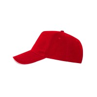 Бейсболка "Eris" унисекс, красный