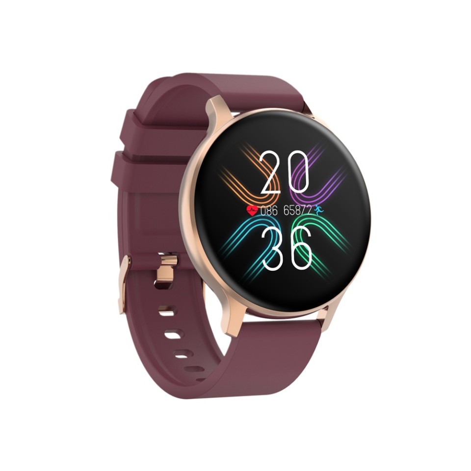 Смарт-часы Canyon SW-68 “ Badian”, IP68, темно-красный (Р)