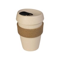 Стакан из пшеничного волокна с двойными стенками "Pino", черный