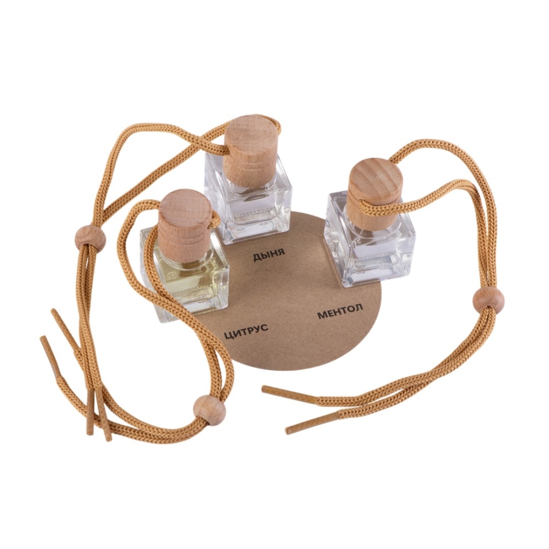 Набор автоароматов "Boho 3", крафтовый тубус