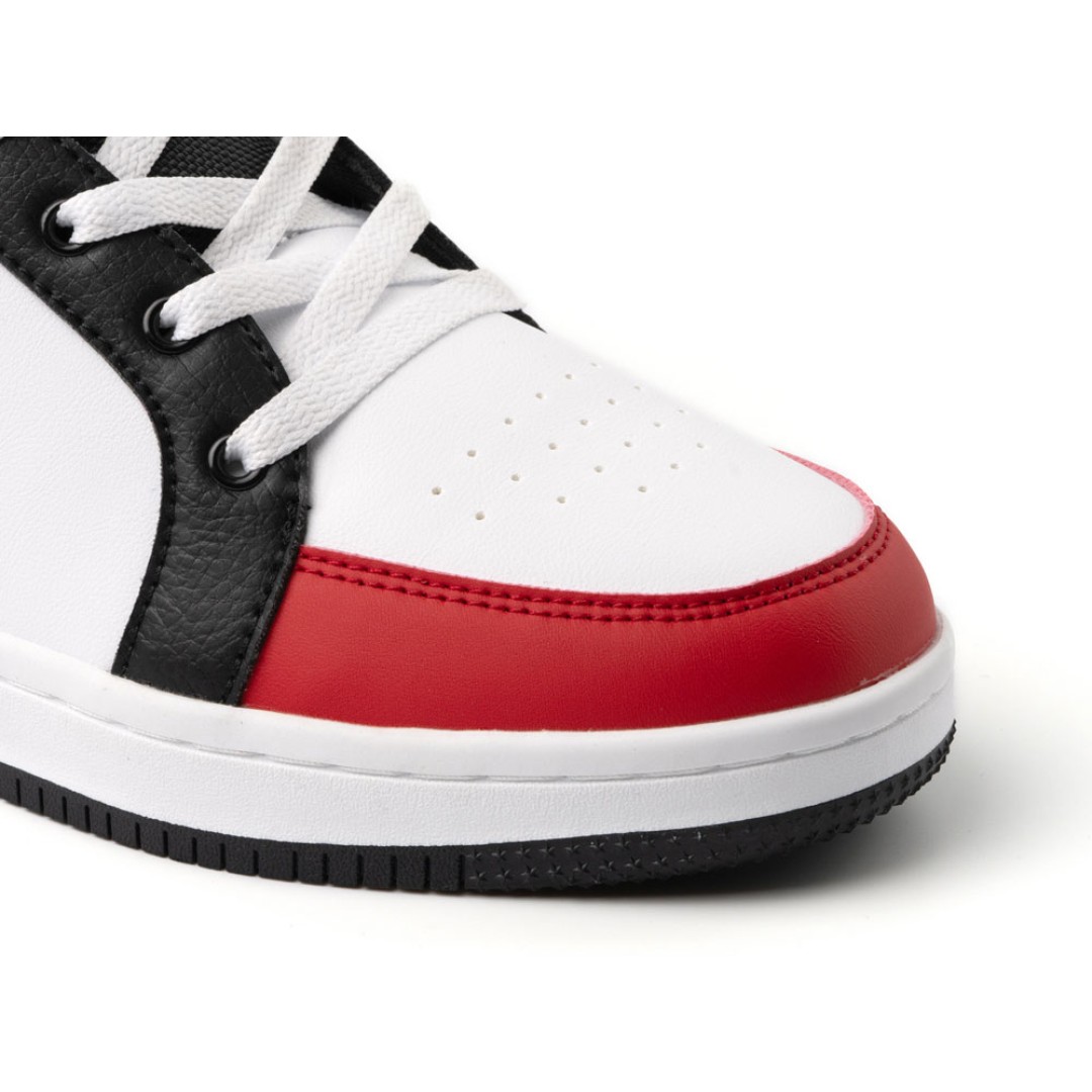 Кеды «Space» унисекс, черный/белый/красный