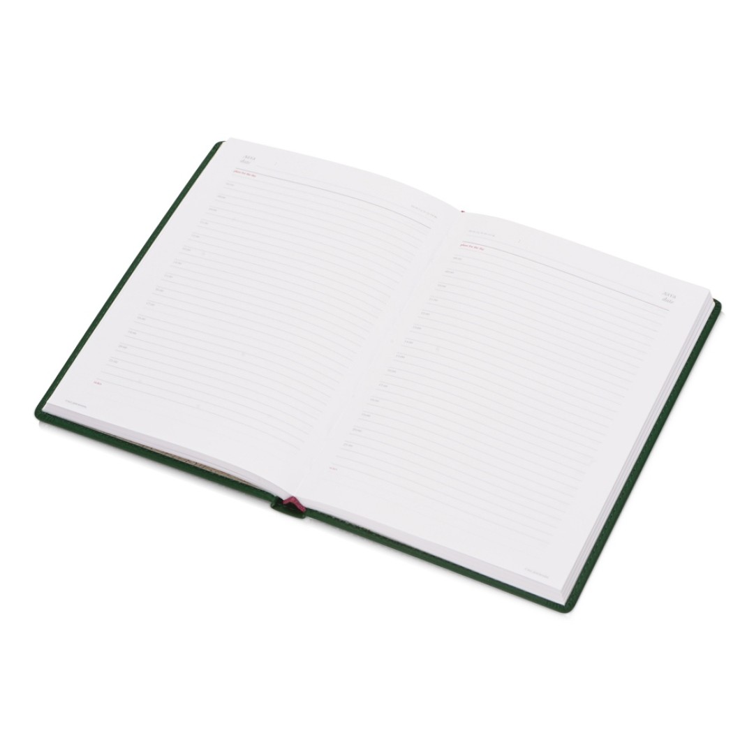 Ежедневник недатированный А5 «Velvet», темно-зеленый