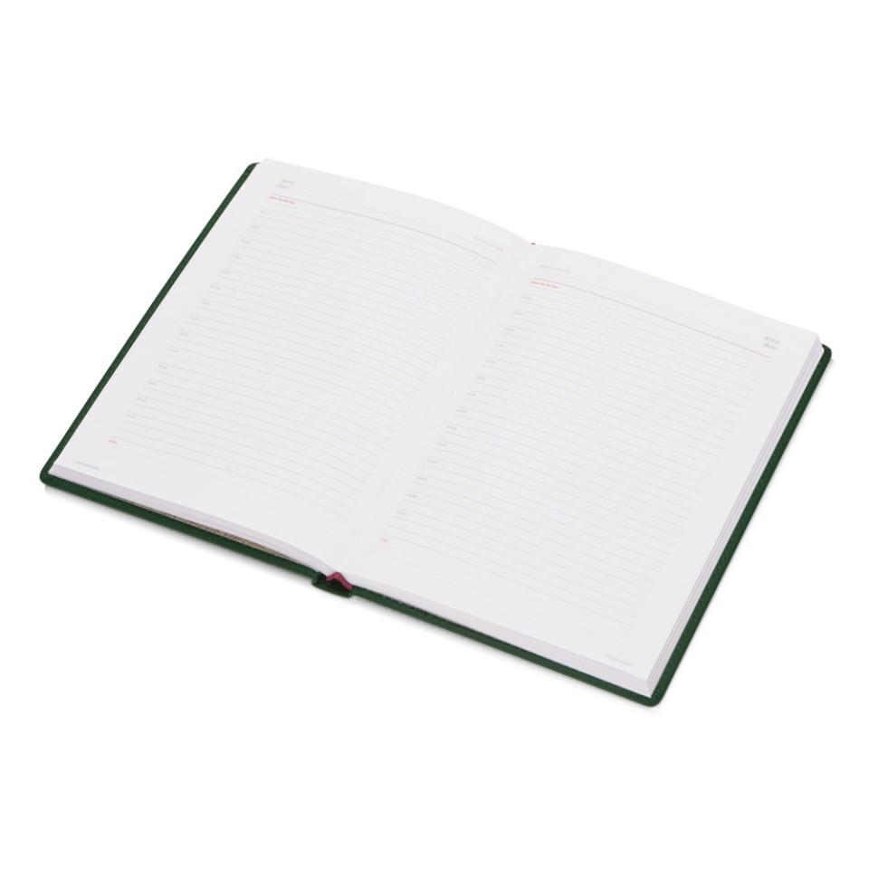 Ежедневник недатированный А5 «Velvet», темно-зеленый