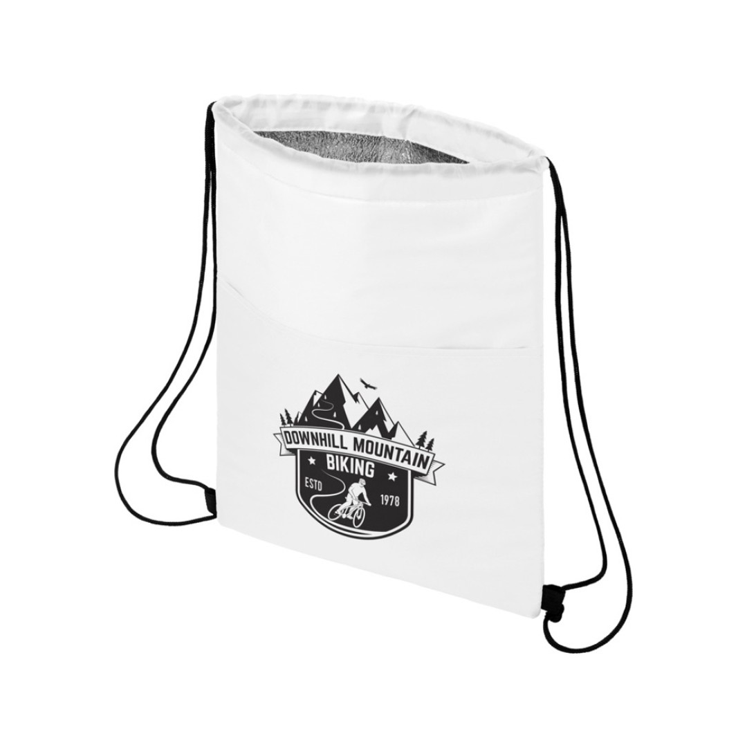 Сумка-холодильник Oriole на шнуровке на 12 банок, белый