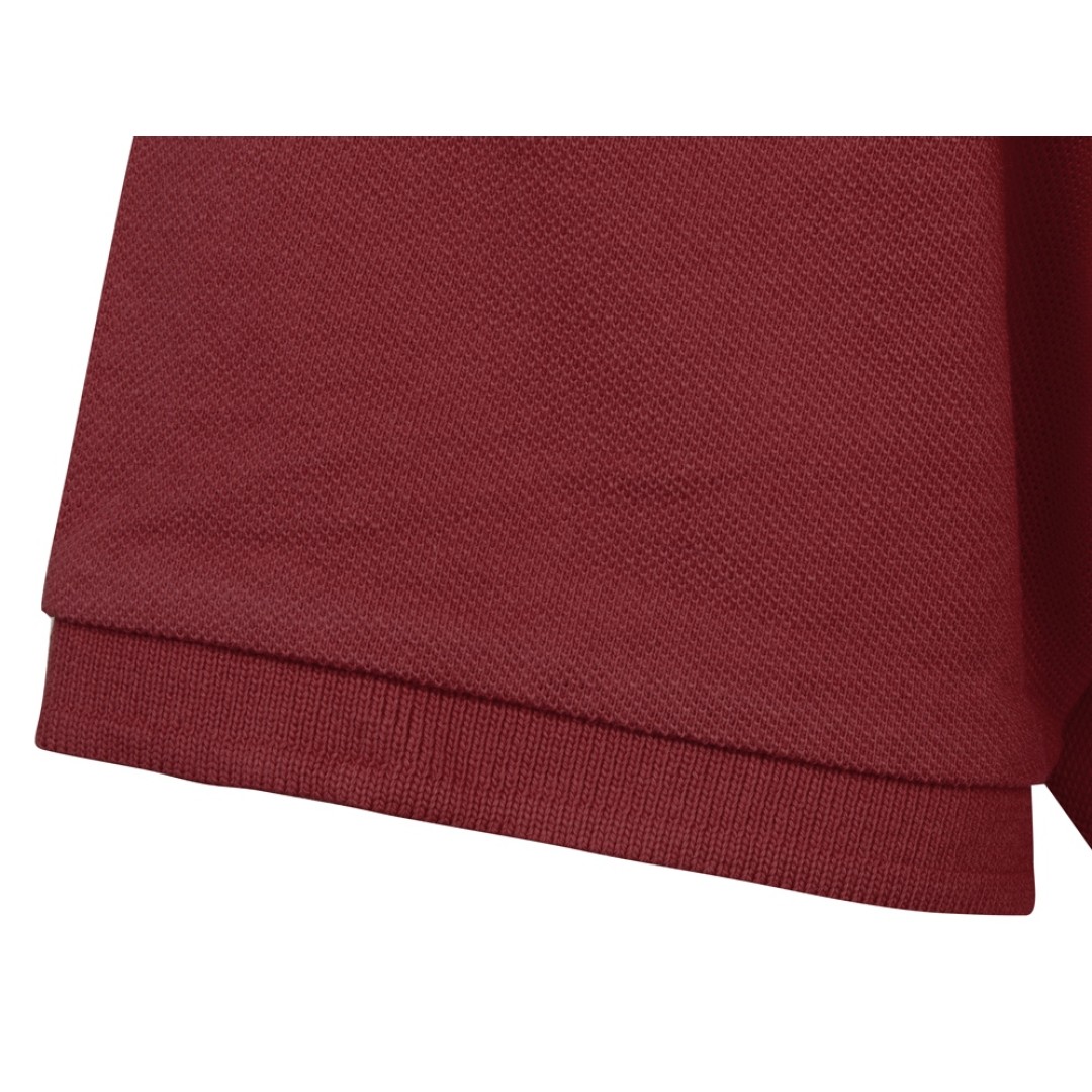 Calgary женская футболка-поло с коротким рукавом, бургунди