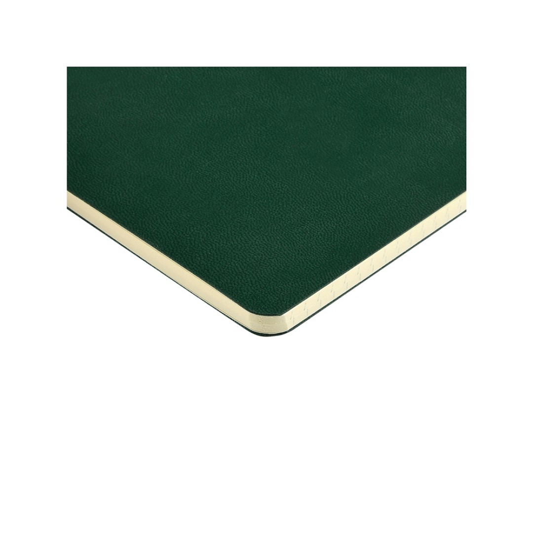 Бизнес тетрадь А5 "Megapolis flex" 60 л. soft touch клетка, зеленый